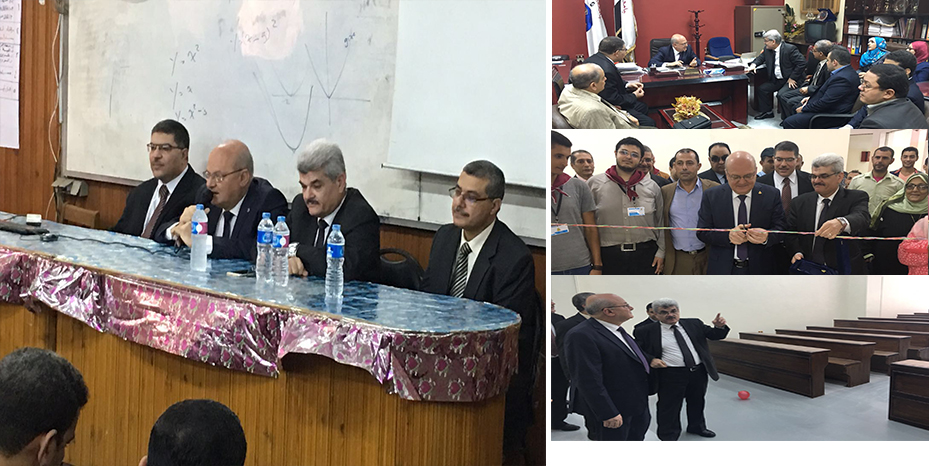رئيس جامعة الزقازيق فى جولة بكلية الحاسبات والمعلومات