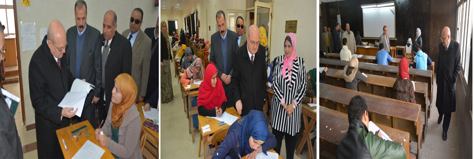 Prime Zagazig University Inspects exams at faculties of education, nursing and s