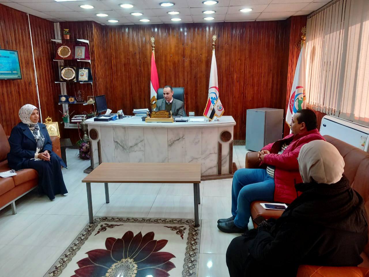 وكيل وزارة الصحة بالشرقية يناقش مع رئيس قسم الصحة العامة بكلية الطب سبل التعاون المشترك في مجال البحث العلمي