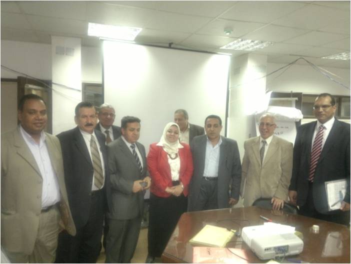 ورشة عمل بنوك الأسئلة بوحدة إدارة المشروعات بوزارة التعليم العالى
