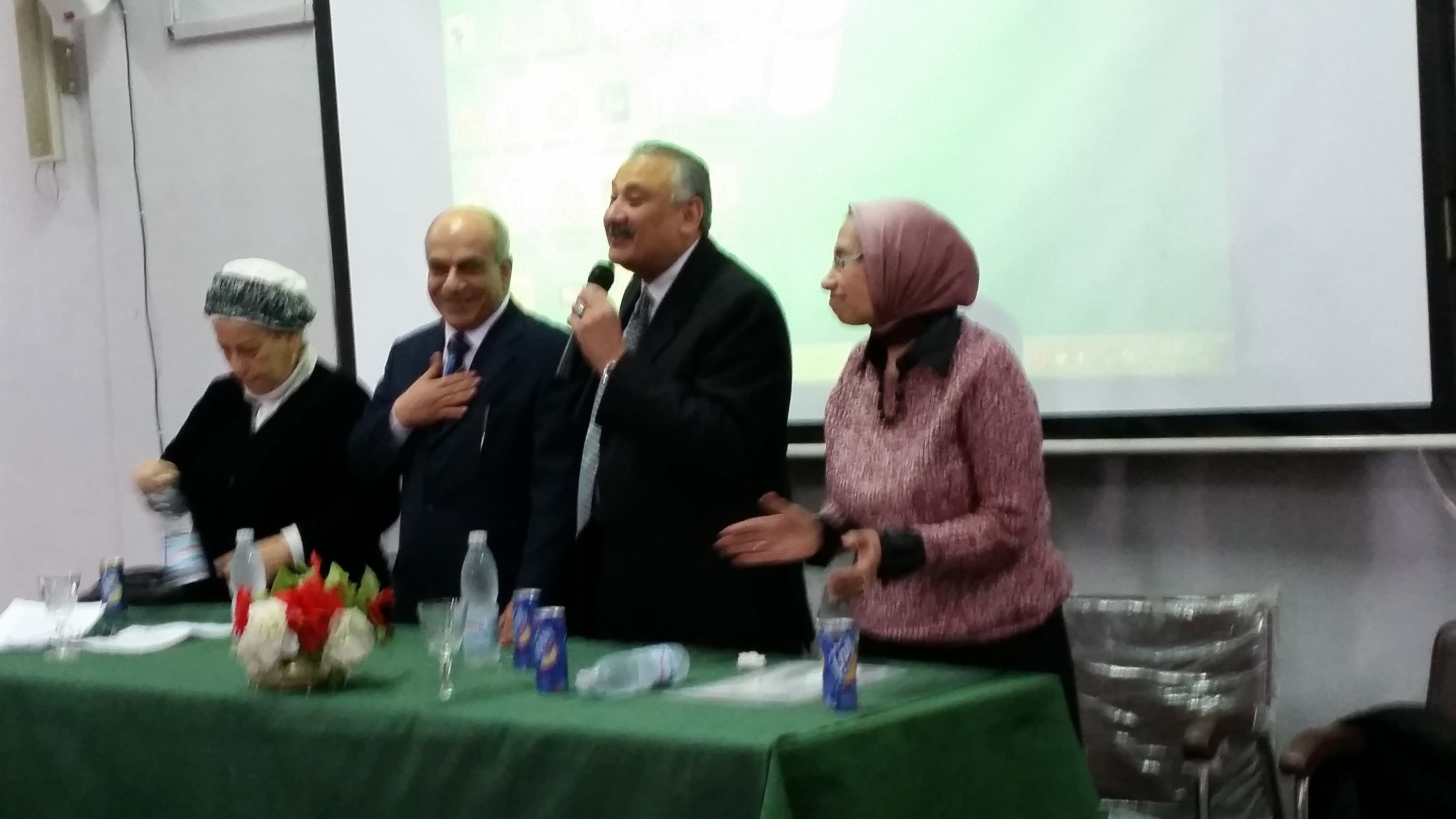 ندوة بعنوان " العنف ضد المرأة مسئولية من ؟ " .